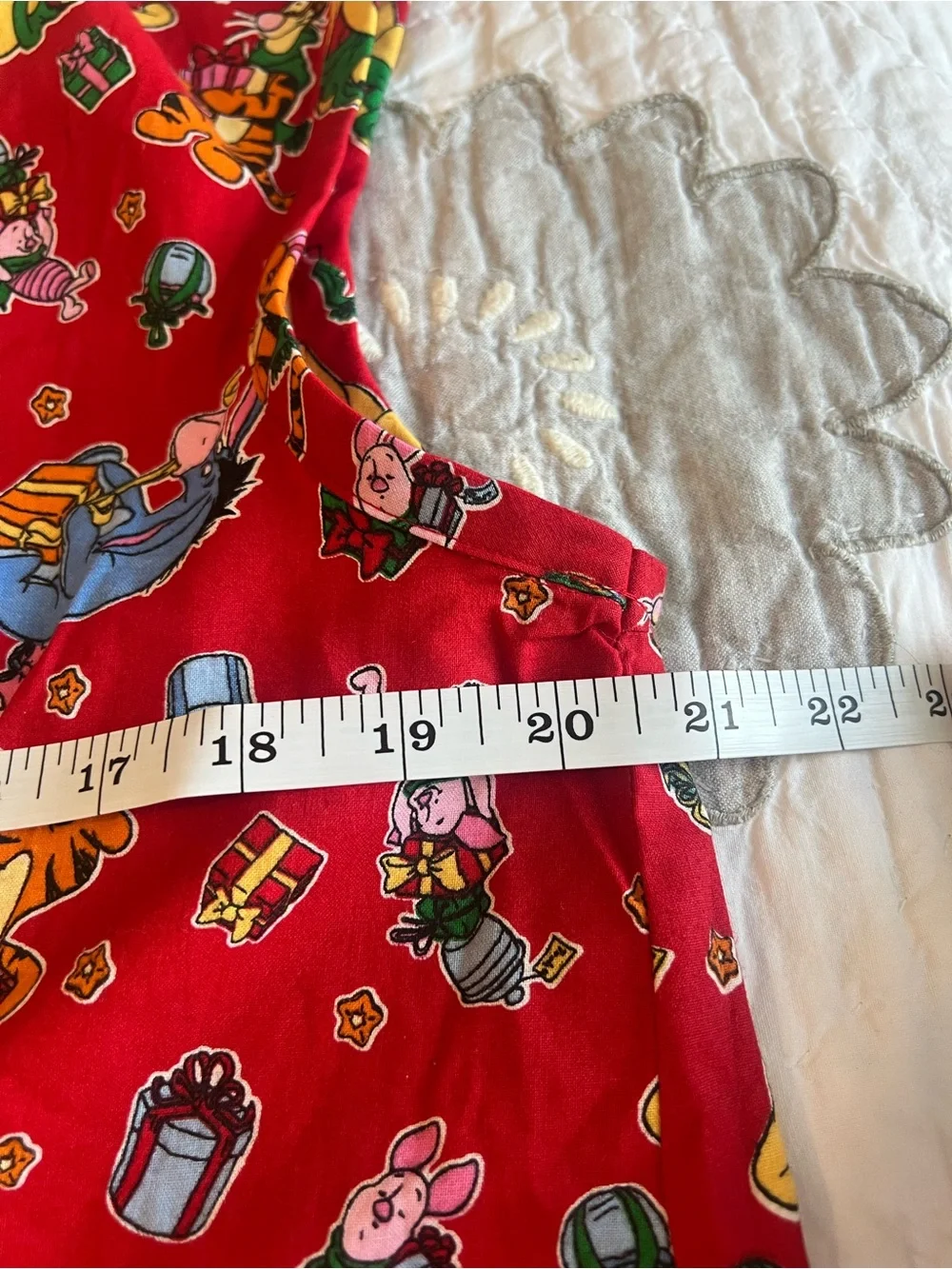 Handmade Winnie the Pooh Christmas Apron